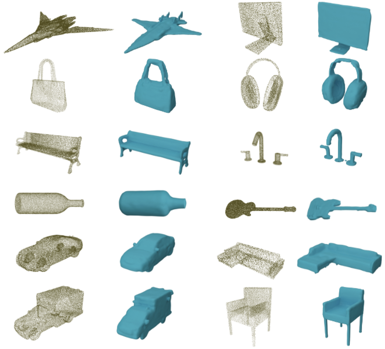 Point-cloud-conditioned Generation